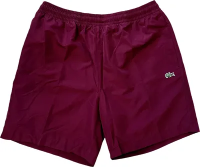Produktbild von Lacoste Herren Sport Shorts mit elastischem Bund Bordeaux Krokodil