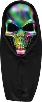 Produktbild von Schimmernde Skelett Masken-Haube