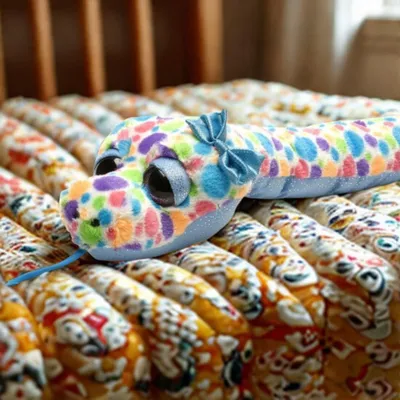 Image de Serpent en peluche - 137 cm