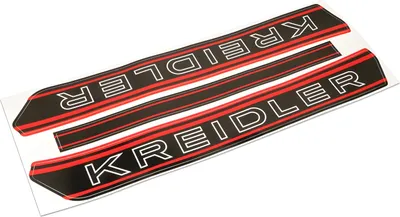 Produktbild von BestPrice Sticker / Emblem für Tank - Kreidler "schwarz / rot"