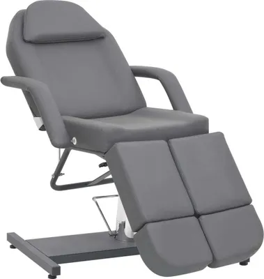 Image de Chaise de traitement de beauté Similicuir Gris 180x62x78 cm