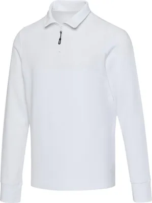Immagine prodotto di Zeus - Polo unisex da uomo/donna, con zip corta, maniche lunghe PF5009 (XXL) (bianco)
