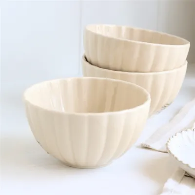 Produktbild von Bloomingville Schale LATINA Natur 12x6,5 cm Snackschale Keramik Schüssel