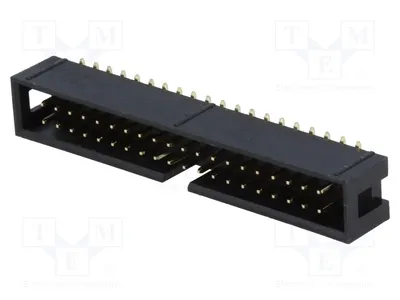 Image de 1 connecteur femelle, 2,54 mm, T821M140A1S100CEUB - connecteur vertical, broche : 40, mâle