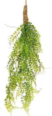 Produktbild von Künstliche Erbsenpflanze Hängedeko Jute Grün 80cm