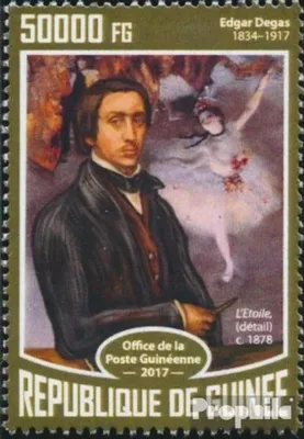 Produktbild von Briefmarken Guinea 2017 Mi 12445 (kompl. Ausgabe) postfrisch Edgar Degas