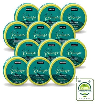 Obrázok produktu pre 12 kusov balenia Sence Wellness telového krému s eukalyptom a bergamotom, objem 200 ml - veľké balenie