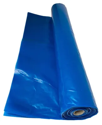Zdjęcie produktu dla Niebiesza folia budowlana jako folia ochronna, wymiary 4 m x 25 m