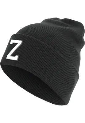 Produktbild von MSTRDS Beanie Letter Cuff Knit Beanie Black
