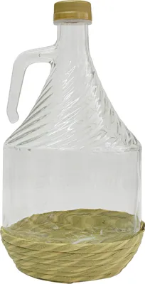 Zdjęcie produktu dla Balon do wina GLASS Balon fermentacyjny Balon szklany z korkiem BAROWIN DAMA 2 L