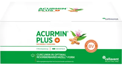 Produktbild von Acurmin Plus - Das Mizell-Curcuma Weichkapseln, 360 St. Kapseln