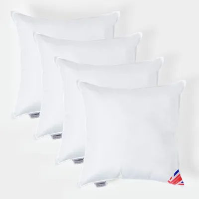 Produktbild von HOMESCAPES 4er-Set Füllkissen 55 x 55 cm – Kissenfüllung Super-Mikrofaser
