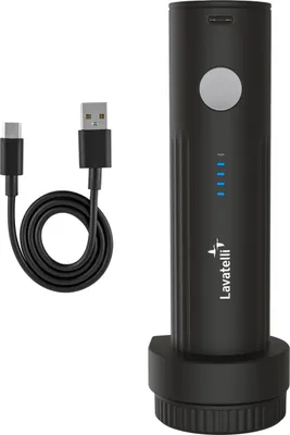 Productafbeelding van Lavatelli - VAC-U-PUMP: Draadloze, elektrische vacuümpomp voor vacuümzakken, geschikt voor kleding en reizen. Compact en krachtig, oplaadbaar via USB-C. Ideaal voor koffers, rugzakken, en als luchtpomp voor reistoestellen en thuisgebruik. Reistoestellen