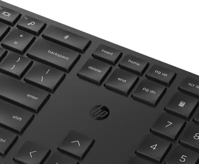 Produktbild von HP 650 Wireless Keyboard and Mouse Combo, Kabellos, RF Wireless, Membran Key Switch, AZERTY, Schwarz, Maus enthalten