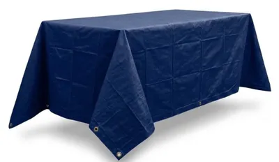 Produktbild von Gewebeplane Plane Abdeckplane blau 4x5m mit Ösen 95180