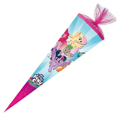 Produktbild von Nestler Schultüte My little Pony Friendship 85cm mit Tüllverschluss