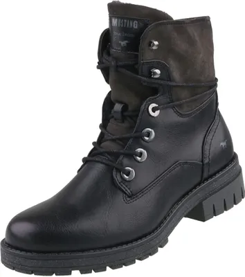 Produktbild von Mustang Schnürstiefel Schwarz in Gr. 37