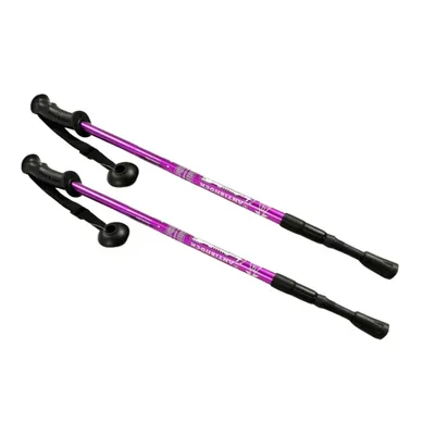 Immagine prodotto di Bastoncini da nordic walking in alluminio, 65–135 cm, telescopici, viola