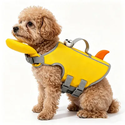 Produktbild von Schwimmweste für kleine Hunde mit Kopfstütze