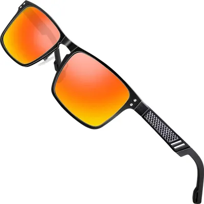 Immagine prodotto di ATTCL Occhiali da sole polarizzati da uomo con montatura in metallo Al-Mg Protezione ultra leggera UV400
