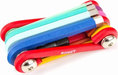 Immagine prodotto di Chiavi a Esagono - coltellino10 funzioni, impugnatura rossa, chiavi a Esagono colore e/logo ROMET