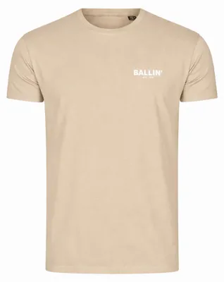 Produktbild von Ballin Est. 2013 Backprint Cross Shirt  Beige - Große S