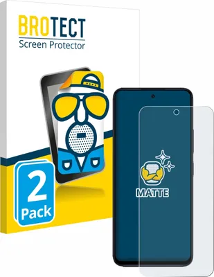 Produktbild von 2x BROTECT Schutzfolie für Xiaomi Redmi 12 Displayschutz Displayschutzfolie Folie Matt Entspiegelungsfolie