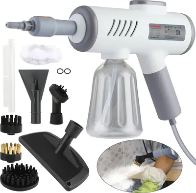 Produktbild von Multifunktionaler Heißdampfreiniger 1200W, 3 Bar Druck,Handdampfreiniger mit 3-stufige, 6 Zubehörsätze, 600ml Tank