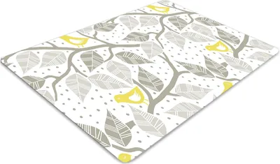 Produktbild von Stuhlunterlage Bürostuhlunterlage 120 cm x 90 cm Bodenmatte Bürostuhlunterlage - Vögel