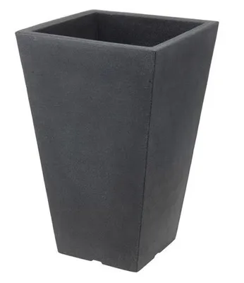 Productafbeelding van Bloempot capri 35x35xh55 cm Antraciet Nampook