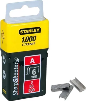Produktbild von Stanley 1-TRA204T Heftklammern Typ A 6 mm 1000 Stück