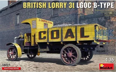 Image de Kit de modèle réduit,1:35 Brit. 3 ton camion LGOC type B