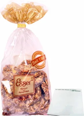 Produktbild von Esser Elangebäck knuspriges Gebäck mit Cerealien (200g Beutel) + usy Block