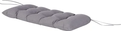 Produktbild von Bankauflage 105 x 46 x 12,5 cm Bankkissen mit Bändern, Outdoor Sitzkissen für Gartenmöbel, Sitzbank, Grau
