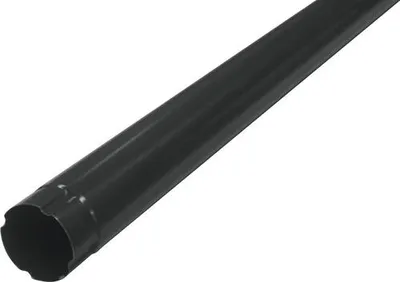 Produktbild von PRECIT Fallrohr Stahl rund Anthrazitgrau RAL 7016 Ø 87 mm L = 1000 mm