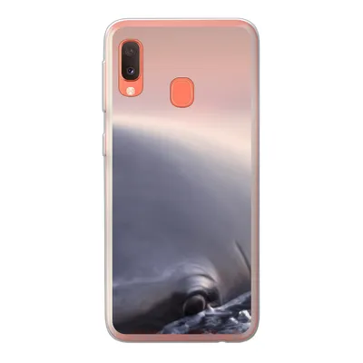 Produktbild von MuchoWow® Handyhülle Schutzhülle Hülle für Samsung Galaxy A20e Delfin - Wasser - Nahaufnahme Silikon Softcase Handy Hülle - Abdeckung