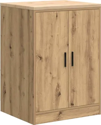 Produktbild von vidaXL Garagen-Aufbewahrungsschrank Artisan-Eiche Massivholz Kiefer