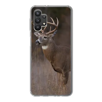 Produktbild von MuchoWow® Handyhülle Schutzhülle Hülle für Samsung Galaxy A32 5G Herbst - Hirsche - Gras - Natur - Tiere Silikon Softcase Handy Hülle - Softcase