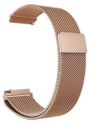 Immagine prodotto di Bracciale milanese per orologio - Huawei Watch GT2/GT3 42 mm - Acciaio inossidabile - Chiusura magnetica - Oro rosa