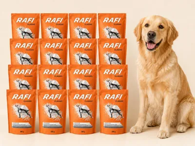 Produktbild von RAFI Classic Nassfutter für Hunde 16 x 500 g getreidefrei | NASSFUTTER