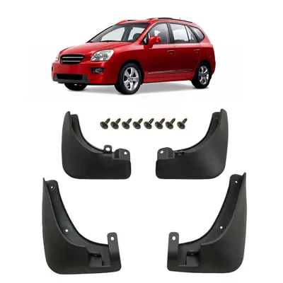 Produktbild von Schmutzfänger 4er-Set mit Befestigungssatz passend für KIA CARENS III 2006-2013