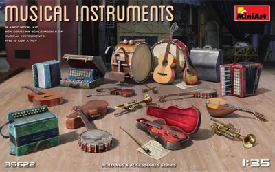 Produktbild von MiniArt 1:35 Musikinstrumente Plastik Modellbau
