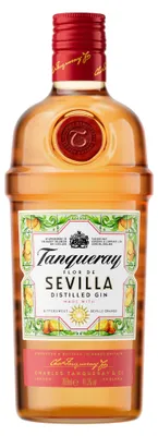 Imagen del producto de Tanqueray Flor de Sevilla, ginebra destilada elaborada con naranja amarga de Sevilla | 41,3% vol | 0,7 l