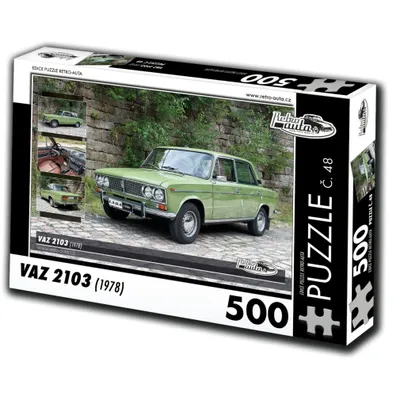 Image de RETRO-AUTA Puzzle n° 48 Vaz 2103 (1978) 500 pièces