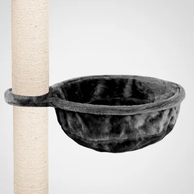 Produktbild von HAPPYPET Katzenhängematte für Kratzbaum Ø40 cm – XL Katzenmulde Ersatzteil – Stabile Liegemulde mit Metallrahmen – Katzenbett Kratzbaum – bis 15 kg