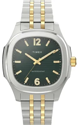 Image de Montre pour homme Timex, en argent et or – Modèle TW2Y91400