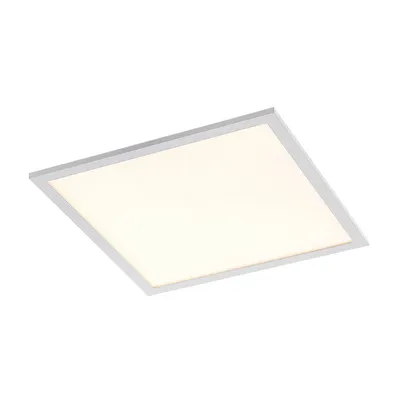 Produktbild von Lindby LED-Panel Quais, 40 x 40 cm, weiß, Metall, 4.000K