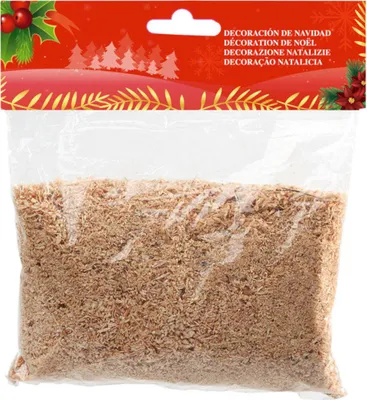 Produktbild von Deko-Streu für Weihnachtskrippe braun 40 g - Einheitsgröße