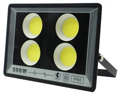 Produktbild von Außenprojektor Techstar® 200W, LED COB, IP66, Kaltweiß, Farbtemperatur 6500K, Aluminiumgehäuse, verstellbare Halterung
