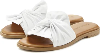 Produktbild von LASCANA Pantolette Mule, Sandale, offener Schuh, Sommerschuh, weiß Größe 36